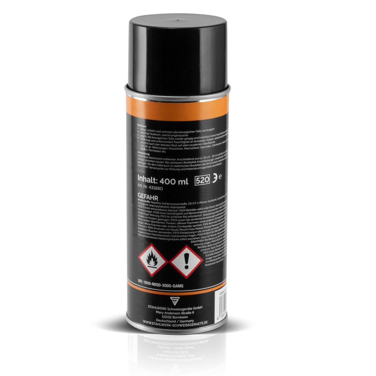 STAHLWERK Rostlöser Extra Stark, multifunktionales Spray zum Lösen und Entfernen von Rost und Oxidation