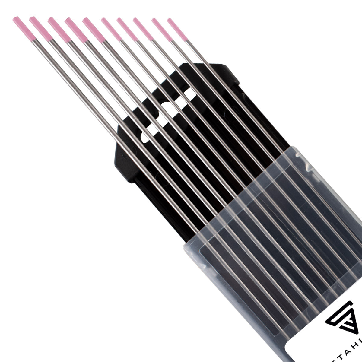 Steelwork tungsten electrodes / welding electrodes WX Pink 1.6 + 2.4 mm 5 in the practical 10 set set