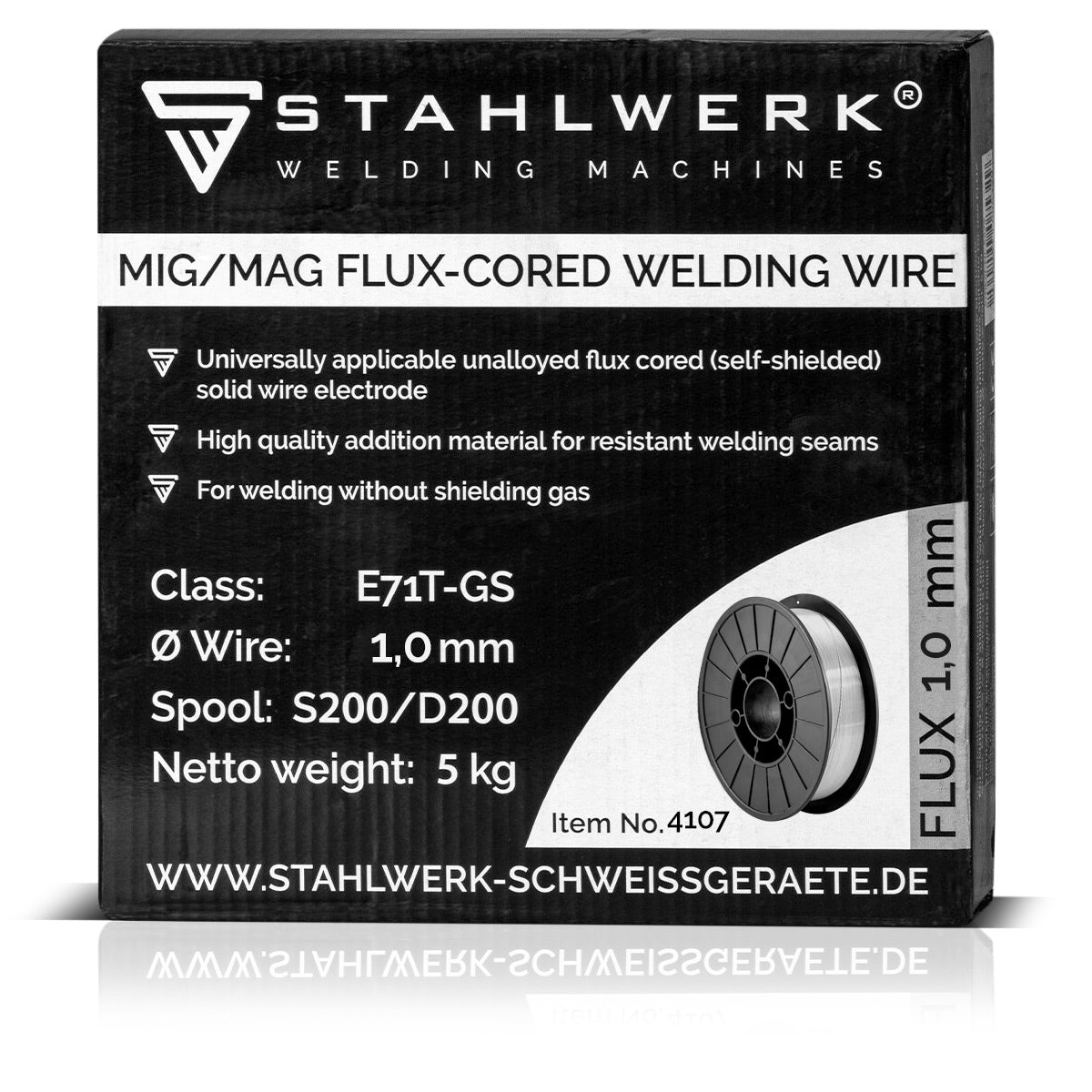 MIG MAG Premium Fill wire E71T-GS Ø 1.0 mm S200/D200 Role 5 kg