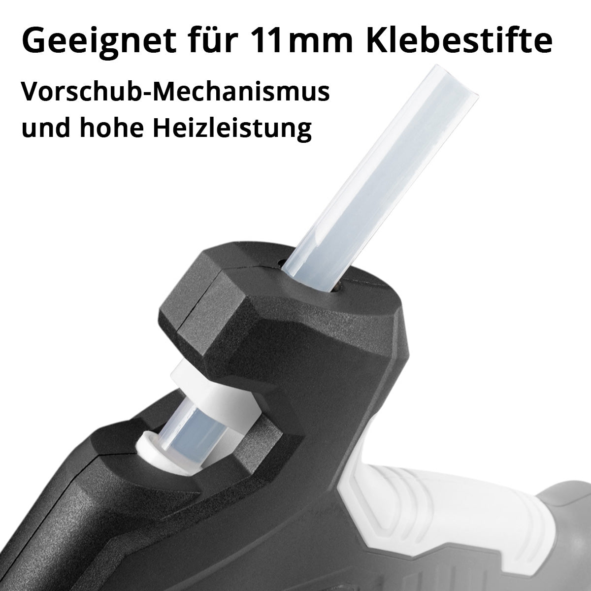 STAHLWERK Heißklebepistole HKP-100DT ST Profi-Klebepistole / Heißkleber / Schmelzklebepistole mit Rückschlagventil und 100 Watt für 11 mm Heißklebestifte