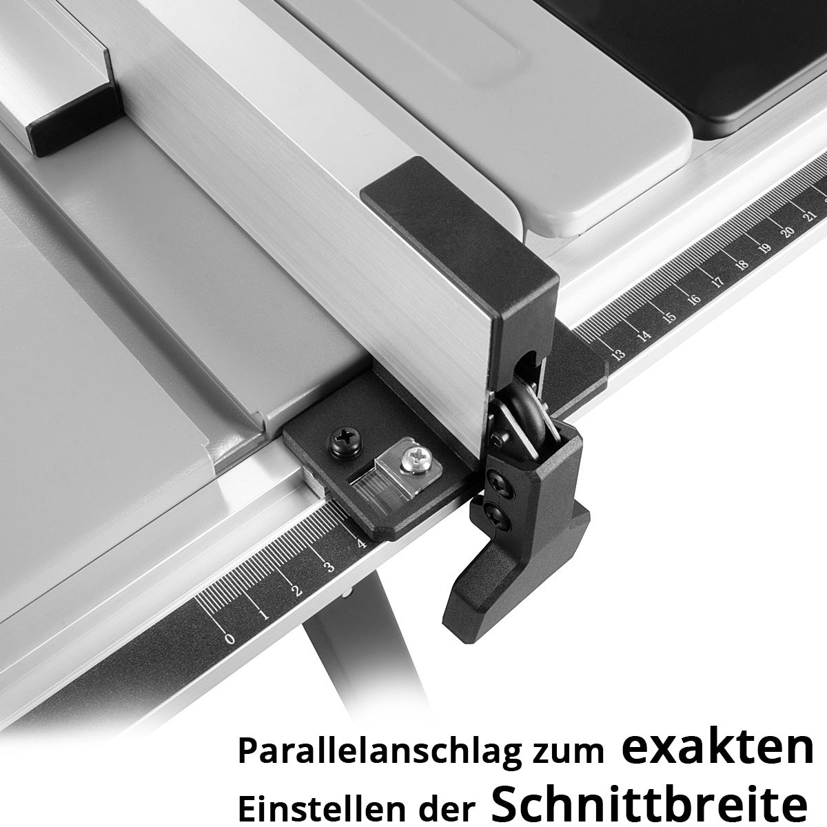 STAHLWERK TKS-1800 ST Tischkreissäge / Kreissäge mit Untergestell / Gehrungssäge mit 1.800 Watt und einer maximalen Drehzahl von 5.000 U/min, schwenkbar bis 45 Grad mit 254 mm Präzisions-Sägeblatt zum Schneiden aller Holzarten und Holzfaserplatten