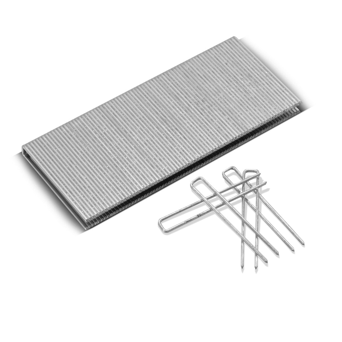 2500 sette 40 mm uzunluğunda çelik fabrikası tip 90 (1.25 x 1.0 mm) | Tacker Clips | El yapıcılar, basınçlı hava istifleyicileri ve elektrik istifleyicileri için parantez