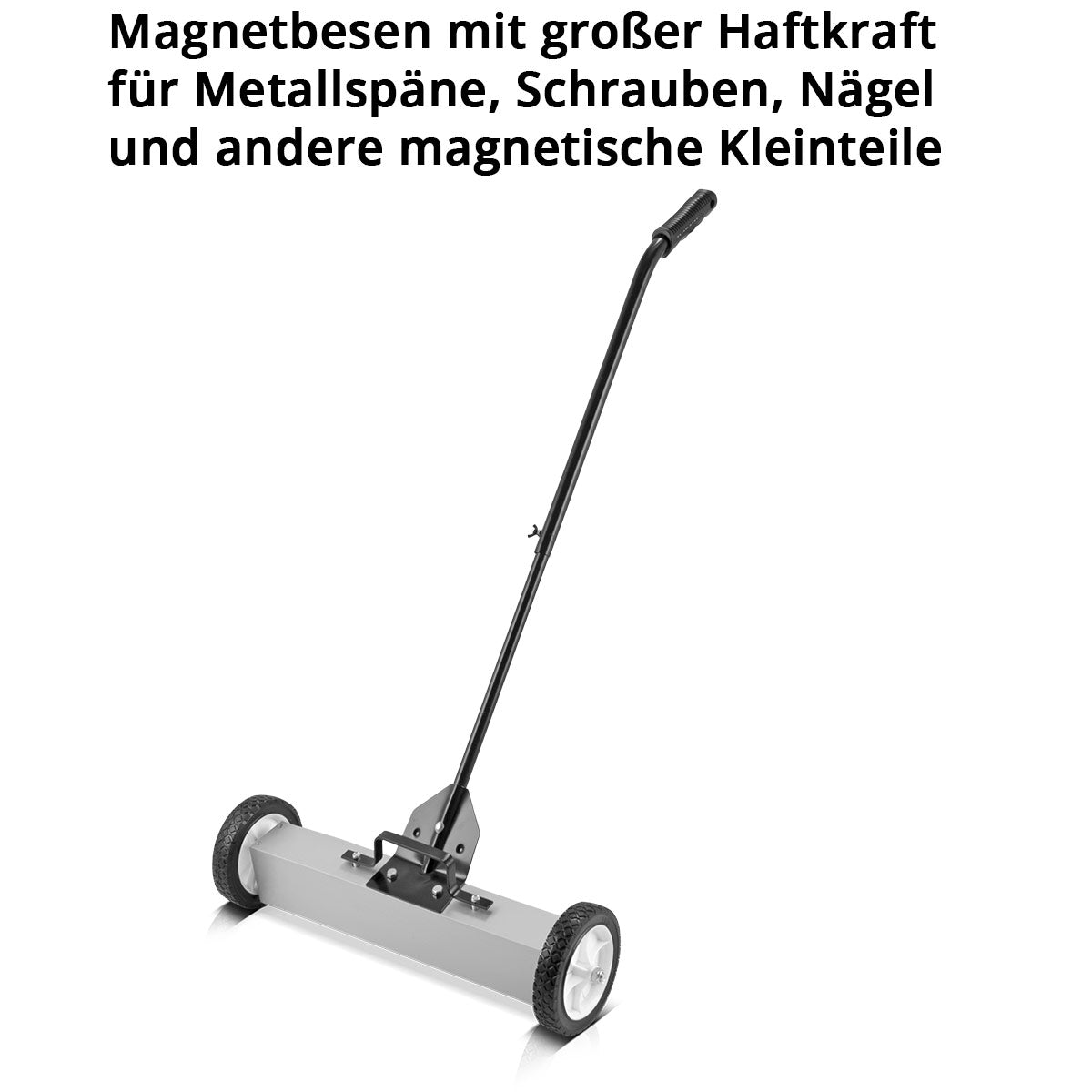 Stahlwerk Magnet floor sweeper MBK-18 ST with 457 mm width and 15 kg capacity, magnetic brooms / chip collector / magnetic sweeper for metal shavings, screws, nails and other magnetic parts