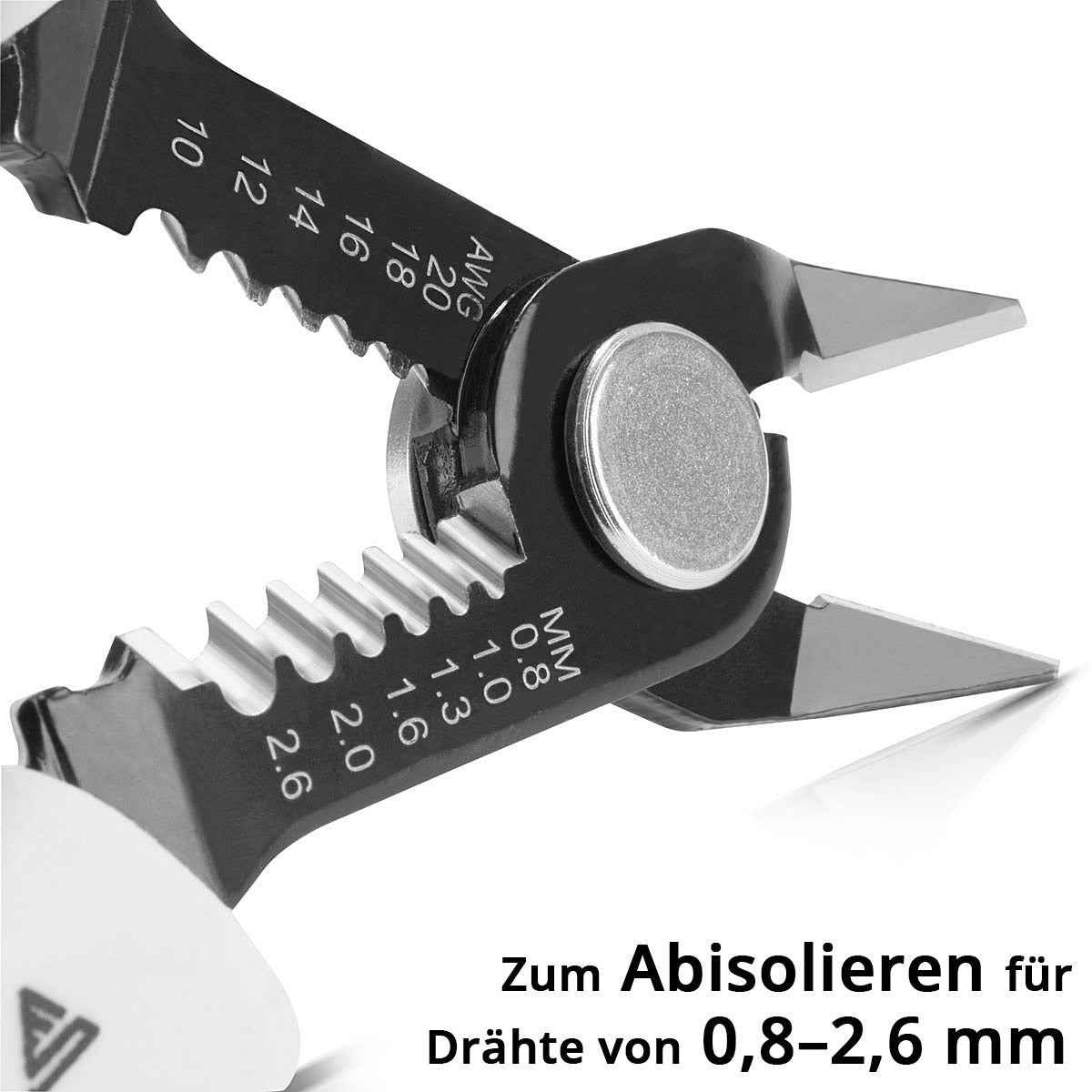 Steel mill ABISOLIERLANGE AZ-5 ST with 0.8-2.6 mm cutting performance, side cutter | Cable pliers | Combic | Wire cutter for cutting cables and stripping wires