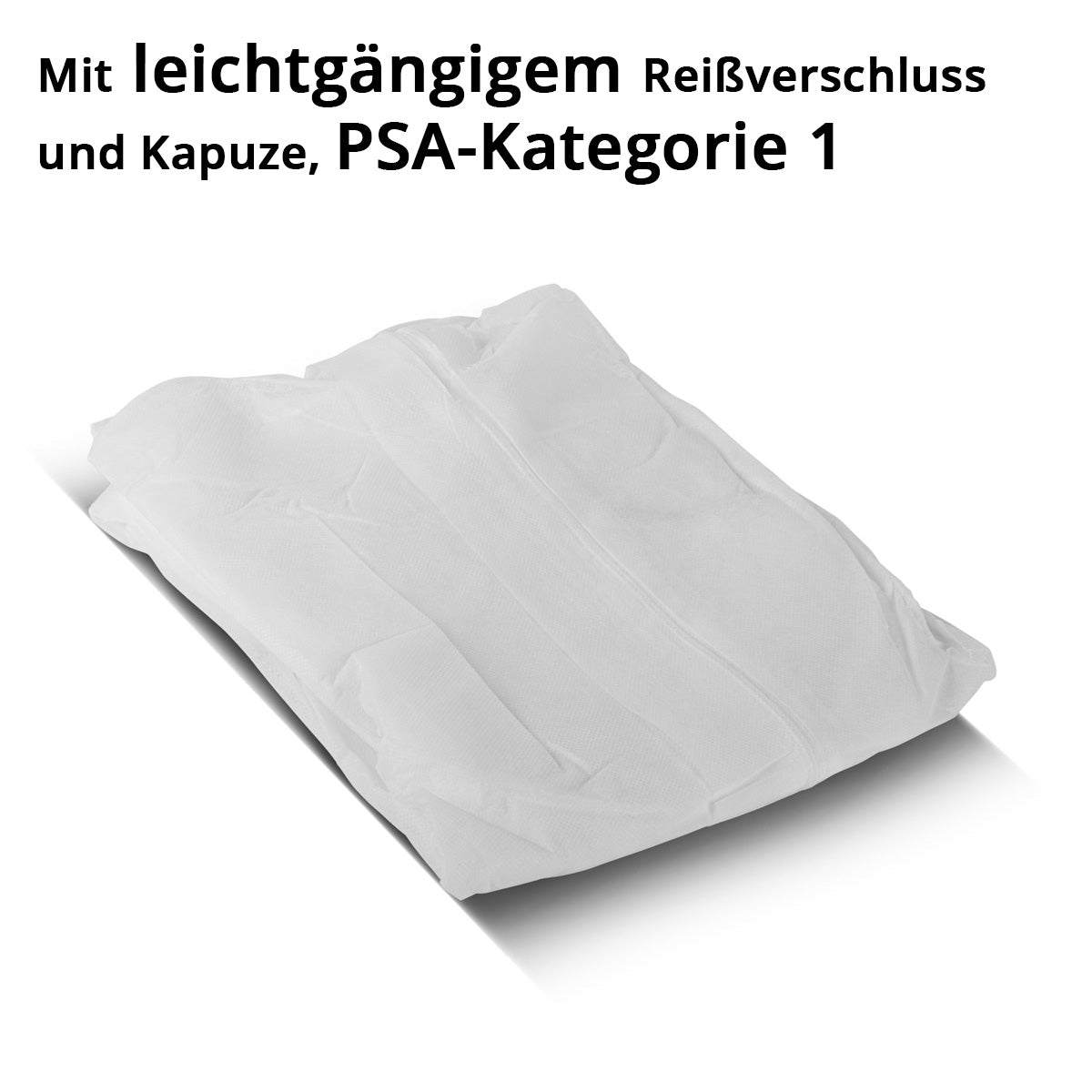 STAHLWERK 3er Set Maleranzug | Schutzanzug | PP-Overall | Einweg-Anzug XL mit Kapuze und Reißverschluss für Maler-, Lackier- und Renovierungsarbeiten