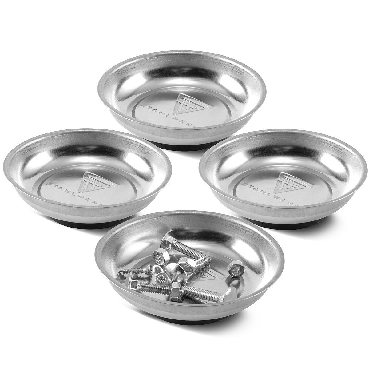 Steelworks 4 x magnetic shell stainless steel 4 inches