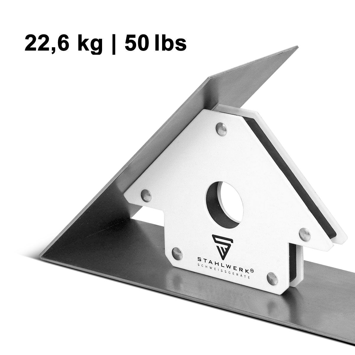 Molino de acero 2 × ángulo magnético de sudores 22.6 kg / 50 lbs