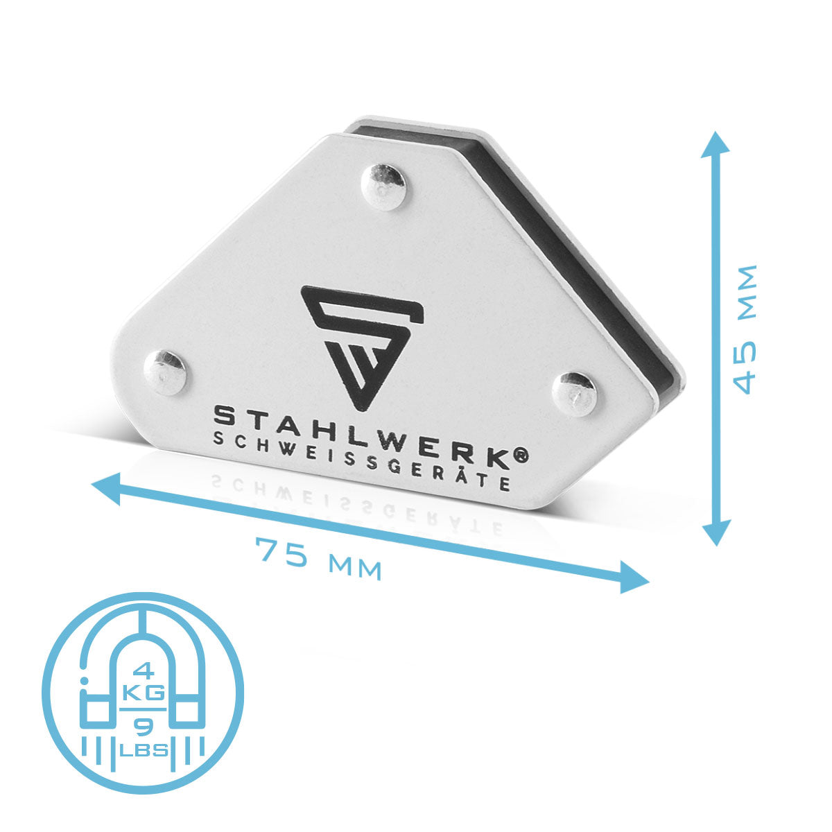 Steelworks magnetic angle weld angle 6er set