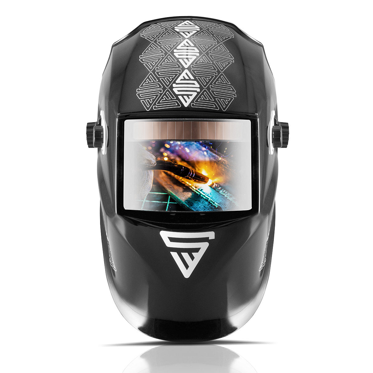 Steelwork Full automatic welding helmet ST-550 L Basic with 3-in-1 function and Real Color Color rendering, including 5 replacement discs & bags