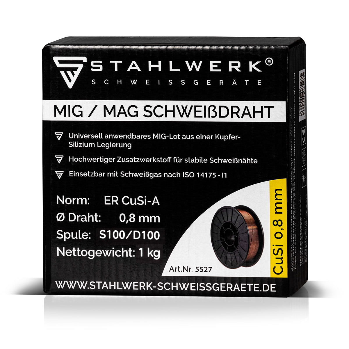 Stahlwerk mig Mag Cusi3 welding wire 0.8 mm 1 kg wire roller