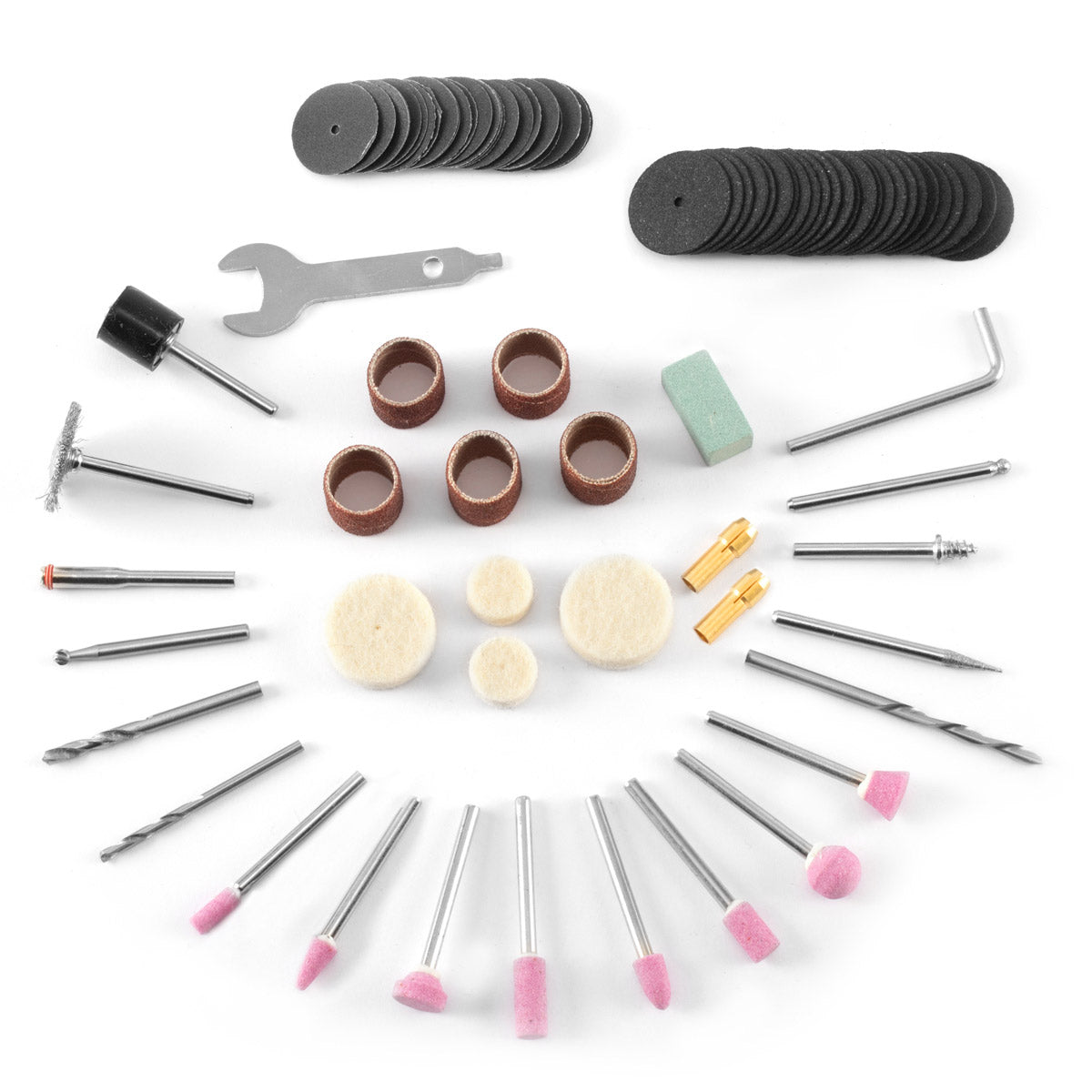 Steelworks 80-part accessories set for multi-purpose grinder, rotary grinder and multifunction tools