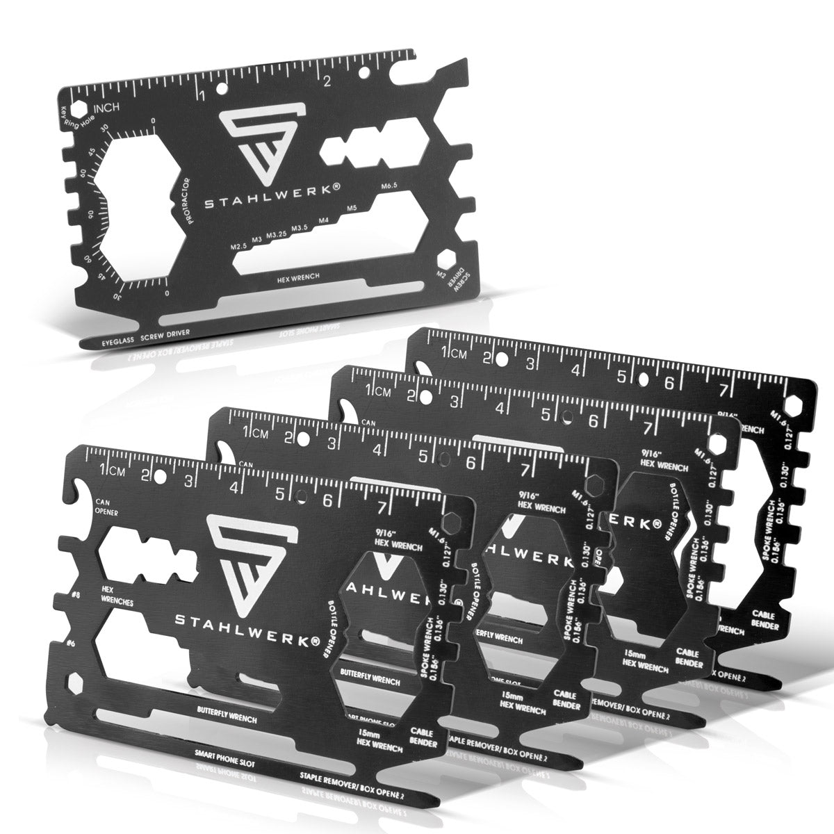 Steelwork ToolCard 18 in 1 multifunctional tool in card size 5 Set